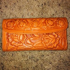 Mexican floral designed wallet